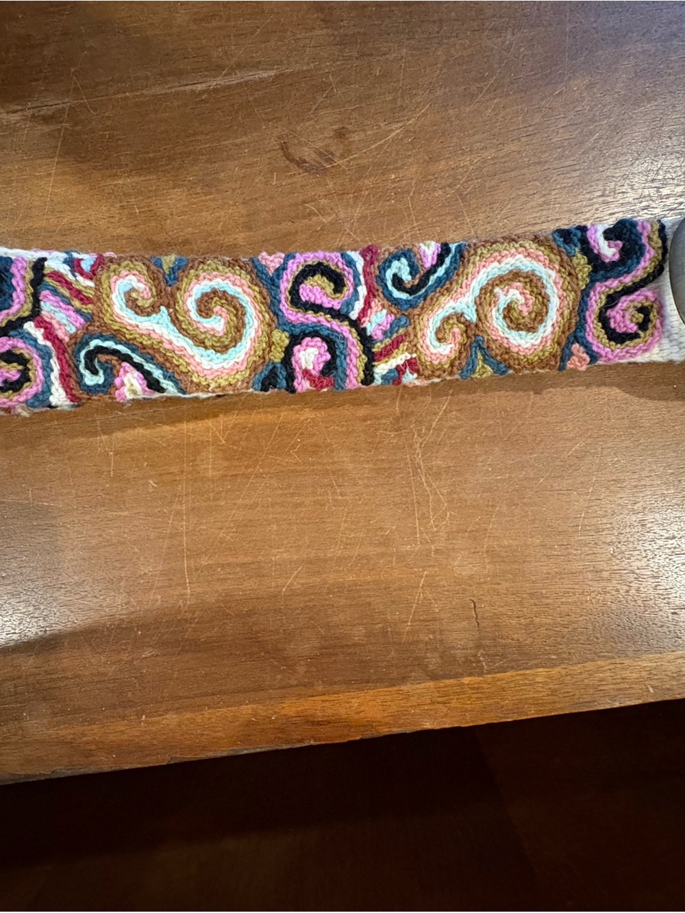 Handcrafted Multicolor Embroidered Belt - Women Accessories